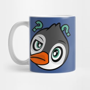 Confused Penguin Mersey Mug